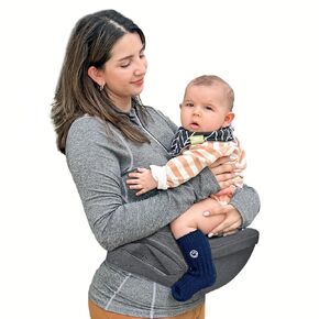 Baby Hip Seat Carrier,Ergonomic Hip Seat Baby Carrier with Multiple Pockets,All Seasons Baby Holder Carrier for Men Dad Mom
