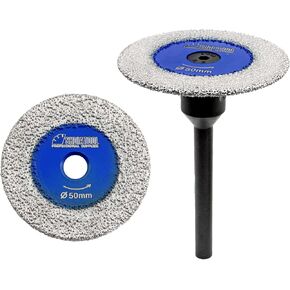 SHDIATOOL Diamond Saw Blades Mini Cutting Disc for Marble Granite Stone Concrete Masonry on Angle Grinder 3pcs 50mm