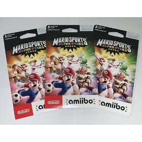 Nintendo Mario Sports Superstars Amiibo Cards 3 pack 15 cards