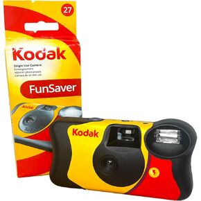 Kodacolor Funsaver 800 ISO Disposable Cameras • Raw135™ Microfiber Towel (1 Camera)