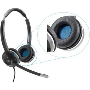 CISCO Headset 560 Series Replacement Ear Cushions (8 Pieces) - Spare – Black, 1-Year Limited Liability Warranty (CP-HS-WL-5EC8=)