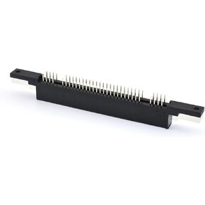 62 Pin Card Edge Connector, Clone Console Replacement 62 Pin Connector Game Cartridge Slot 2.54mm Gap for SFC/SNES Game Console