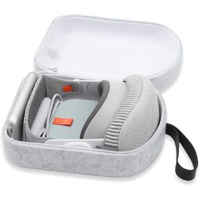 iofeiwak Rugged Armor Carrying Case for Vision Pro - Compact & Premium Hard Shell Travel Case - Beige