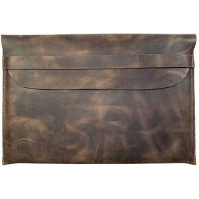 Hide & Drink, Rustic Leather iPad Sleeve (for iPad 2 & iPad 3) Handmade Includes 101 Year Warranty :: Bourbon Brown