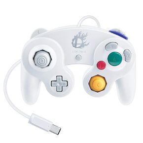Nintendo Super Smash Bros. White Classic Gamecube Controller (Renewed)