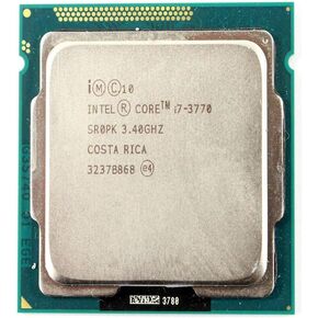 معالج Intel Core I7 رباعي النواة I7-3770 3.4 جيجا هرتز 8 ميجابايت ذاكرة تخزين مؤقت ذكية Tdp 77 وات SR0PK (متجدد) in Kuwait