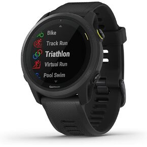 Garmin Forerunner 745, GPS Running Watch, Detailed Training Stats and On-Device Workouts, Essential Smartwatch Functions, Black (010-02445-00) (Renewed)