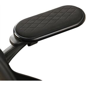 Ergonomic Arm Rest Wrist Support Chair Arm Wrist Rests with Cushion Black Chair Extender Armrest Pad (1 Piece)