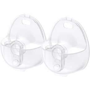 eufy Original Milk Container (2-Pack) for Wearable Breast Pump S1/S1 Pro, BPA-Free Reusable Breast Pump Container Collects Up to 5 oz (150 ml) Each