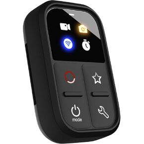 Andoer Wireless Smart Remote Control for GoPro Hero 13/12/11/10/9/8/Max LED Colorful Screen Built-in Battery 50M Control Distance with Wrist Strap USB Charging Cable