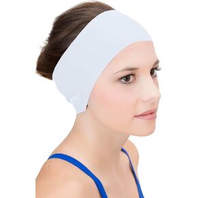 مزامنة الشعر وعصابة الرأس لحماية الأذن - يمكن ارتداؤها تحت قبعات السباحة
