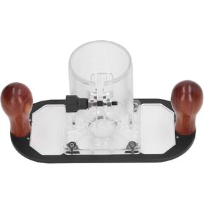 FTVOGUE Woodworking Trimmer Router Base Transparent Plastic Base Power Tool for 65mm Trimming Machine, Other Power Tool Accessories