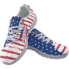 Walking Shoes for Womens Girls Lace Up Lightweight Tennis Shoes Casual Mesh Running Sneakers