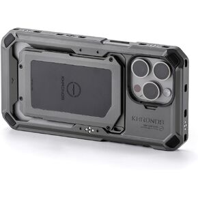 Tilta Khronos Phone Case Compatible with iPhone 15 Pro Max | Aluminum Build | Use with Accessories for Advanced Mobile Filmmaking (Titanium White)