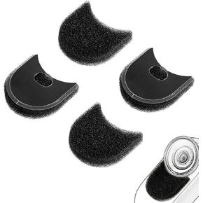 4pcs for Insta360 GO 3 & GO 3S Mic Wind Muff, Black Wind Noise Reduction Cover, Microphone Windshield Replacement Windscreen Cover, Professional Video Accessories