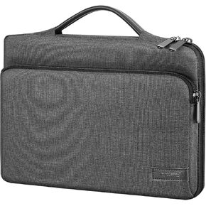 MoKo 9-11 Inch Tablet Sleeve Bag Carrying Case with Retractable Handle Fits New 11-inch iPad Pro M4/iPad Air M2 2024, iPad Air 5/4th 10.9, iPad 10th Gen 10.9, iPad Pro 11, iPad 9/8th 10.2, Pink