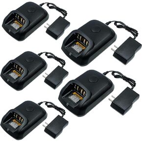 5 pack WPLN4232 Charger for Motorola XPR3300e XPR3300 XPR6550 XPR7550 XPR6350 XPR7350 XPR6580 XPR7580 XPR7580e XPR7550e XPR7350e XPR3500e XPR3500 APX4000 XiR P8268 WPLN4226 WPLN4226A（NO-IMPRES）