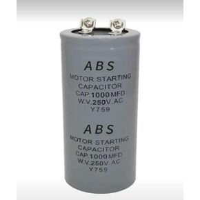 CD60American metallized Polypropylene Film 1000uF AC 250V Motor Starting Capacitor 1000MFD