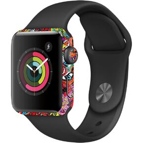 MightySkins Skin Compatible with Apple Watch Series 2 38mm - Acid Trippy | Protective, Durable, and Unique Vinyl Decal wrap Cover | Easy to Apply, Remove, and Change Styles | Made in The USA