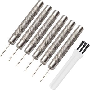 PortPlugs Sim Card Removal Tool, Sim Card Ejection Tool Compatible with All iPhone, iPad, Samsung Galaxy and Android Brands, Universal Sim Tray Pin Tool includes Free Cleaning Brush | 6 Pack, Silver