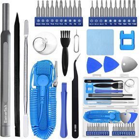 34Pcs Precision Screwdriver Set Repair Tool Cleaning kit for iPhone 5 6 6S 7 8 X XS XR SE 11 12 13 mini 14 15 Plus Pro Max,ipad,MacBook,Laptop,Switch,Camera,Game Console,Watch, Mobile cell phones,etc