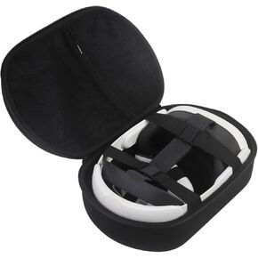 JSVER Case for Meta Quest 3 Carrying Case for Oculus Quest 3/ Quest 2/ Vision Pro VR Headset, Hard Trave Case For Meta Quest 3 Accessories Elite Strap and Controllers ﻿