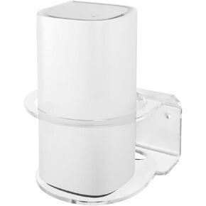 حامل تثبيت على الحائط متوافق مع نظام Linksys Velop Pro WiFi 6E الشبكي وTP-Link Deco X90 AX6600، دعامة حامل أكريليك متينة (عبوة واحدة)