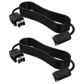 2Pack 6FT NES Classic Controller Extension Cable, SNES Extension Power Cord Compatible with Mini NES Classic Edition (2016) / Super Nintendo SNES Classic Edition (2017), Wii/Wii U Controller