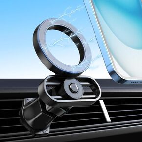 for Magsafe Car Mount, Phone Holders for Your Car, [Strongest Magnets][Unlimited Angles]Magnetic Car Phone Holder Vent, Car Accessories for iPhone 16 15 Pro Plus Max 14 13 12 Mini MagSafe Case Phones
