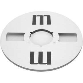 Empty Tape Reel, Universal 10.5 Inch 4 Holes 1/4 Opening Empty Reel, Aluminum Alloy Sound Tape Takeup Reel for Recording Open Reel Takeup Reel Machine