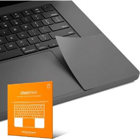 UPPERCASE Premium Palm Rest Protector Skin Cover Set Compatible with 2021+ MacBook Pro 16", Space Black