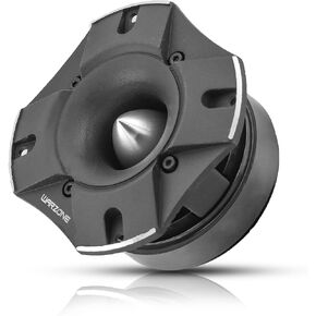 Warzone WZ80TW 4.81-Inch Super Tweeter Speaker, 4 Ohm, 1800W Max Power, 103dB Sensitivity, Titanium Diaphragm, CCAW Voice Coil for Pro Car Audio