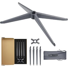 Detachable Starlink Stand Mount Compatible with Starlink Standard Actuated Gen 2 (Rev.3) Dish, Magnetic Portable Starlink Base-Grey