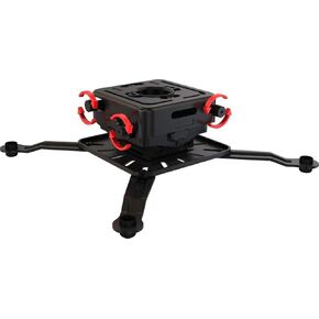 JR3 SyncPro Universal Mount for Projectors with Micro Adjustment, Black, 70lb (31.8kg) Weight Capacity, 13.8" (351.5mm) Diameter Max Mounting Pattern, Micro Adjust