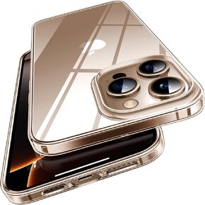 TORRAS Crystal Clear for iPhone 16 Pro Case, Ultra-Thin [Non-Yellowing] [Military Protection] Slim Fit Silicone TPU Cover for iPhone 16 Pro Phone Case, Soft, Clear, 6.3 inch