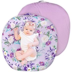 Newborn Lounger Cover for Girls Boys, Removable Soft Baby Lounger Cover 1 Pack, Reversible Infant Lounger Cover Fleece, Light Brown (Only Cover) in Saudi Arabia