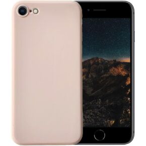 Compatible with iPhone 7 or iPhone 8 Soft Liquid Silicone Gel Cell Phone Mobile Basic Back Case Cover (Orange)