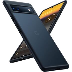 TORRAS Shockproof for Google Pixel 9 Pro XL Case [16Ft Military Grade Drop Tested] Translucent Slim Protective Anti-Scratch Anti-Fingerprint Phone Case for Pixel 9 Pro XL, Black