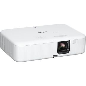 Epson EpiqVision Flex CO-FH02 Full HD 1080p Smart Streaming Portable Projector, 3-Chip 3LCD, 3,000 Lumen Color/White Brightness, Android TV, Bluetooth, 5W Speaker, Home Entertainment (Renewed)