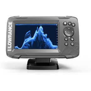 Lowrance HOOK2 5X - مكتشف الأسماك مقاس 5 بوصات مزود بمحول طاقة SplitShot وجهاز تحديد المواقع العالمي (GPS) ... (متجدد) in Kuwait