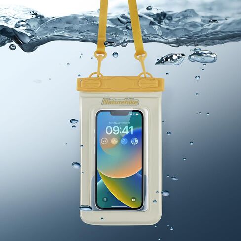Naturehike IPX8 Floating Waterproof Phone Pouch, Waterproof Phone Case with Lanyard for iPhone 16 15 14 Pro Max, Galaxy S24 S23 S22 Ultra, Vacation Beach Pool Kayak Cruise Travel Essentials in Saudi Arabia