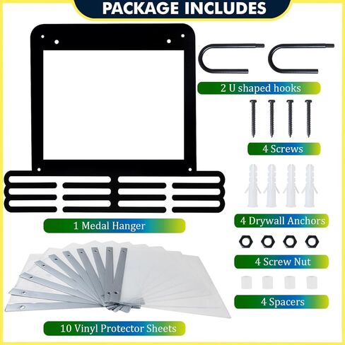 ميدالية شماعات حامل الرف المنظم عرض أشرطة التخزين الحائط ميدالية شماعات الكأس رف الإطار الجوائز لا تتخلى أبدًا عن الشريط الجمباز كرة القدم عداء الكرة اللينة سباق مربع الشكل عقد الميداليات in Kuwait