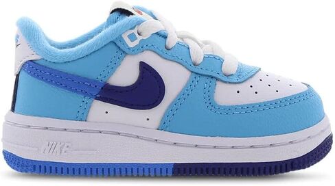 Nike Baby Boy's Force 1 LV8 2 (الرضع/الأطفال الصغار) أبيض/أزرق فاتح/أزرق ملكي غامق 10 طفل صغير مقاس M in Saudi Arabia