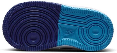 Nike Baby Boy's Force 1 LV8 2 (الرضع/الأطفال الصغار) أبيض/أزرق فاتح/أزرق ملكي غامق 10 طفل صغير مقاس M in Saudi Arabia