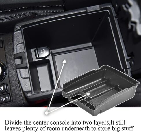 صندوق تخزين مسند الذراع لوحدة التحكم المركزية من VESUL متوافق مع نيسان ماكسيما 2016-2021 2022 ABS صينية إدراج منظم قفاز البليت in Kuwait