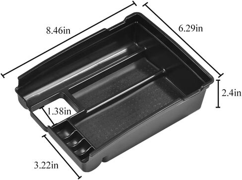 صندوق تخزين مسند الذراع لوحدة التحكم المركزية من VESUL متوافق مع نيسان ماكسيما 2016-2021 2022 ABS صينية إدراج منظم قفاز البليت in Kuwait