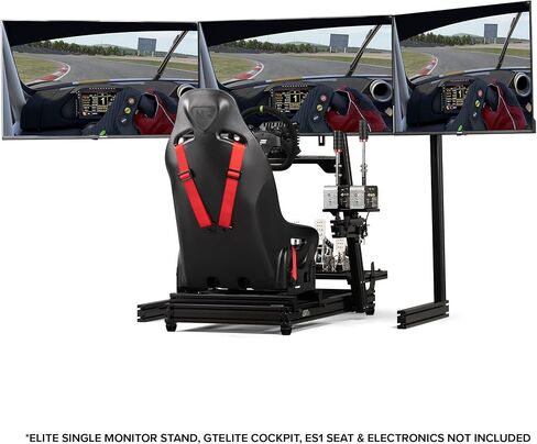 الوظيفة الإضافية للشاشة الثلاثية الدائمة من Next Level Racing Elite - الإصدار الأسود (NLR-E039) in Kuwait