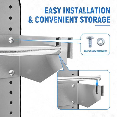 AA Products P-SH-Wire Reel Holder -16" Wide 5 Rods Wire Spool Rack Designed for 16"D AA Van Shelving in Saudi Arabia