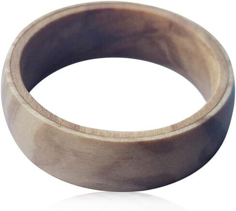 RFID Wood color Ceramics Smart Finger rewrite Ring T5577 Chip id Wear for Men or Women in Saudi Arabia