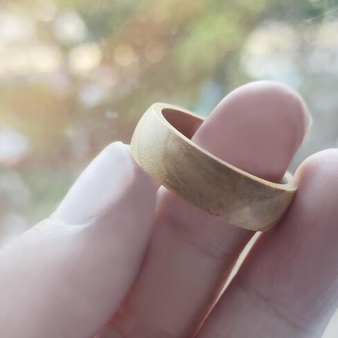 RFID Wood color Ceramics Smart Finger rewrite Ring T5577 Chip id Wear for Men or Women in Saudi Arabia